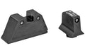 Trijicon, Bright & Tough, Sight, Suppressor Set, Fits GLOCK 20/21/29/30/41 (including S and SF variants), Black Front/Black Rear with Green Lamps