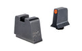 Trijicon, Suppressor/Optic Height, Night Sights, Orange Front with Metal Rear & Green Lamps, Fits GLOCK 42/43/43X/48