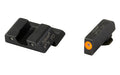 Trijicon, Tritium HD XR Night Sight, Fits Glock 42 and 43, Orange Front, 3 Dot