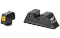 Trijicon, HD XR Tritium Night Sight, Fits Glock MOS, Orange Front Outline
