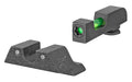 Trijicon, DI Tritium/Fiber Optic Night Sights, Fits Glock 42/43/43X/48, Includes 2 Green Fiber Replacement Pieces and T10 Torque L-Key