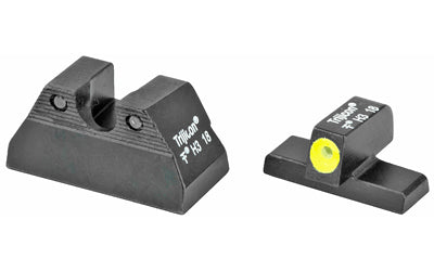 Trijicon, HD Night Sights, Fits H&K USP Compact, Yellow Front, 3 Dot Green Tritium