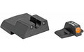 Trijicon, HD Night Sights, Fits H&K .45C/.45C Tactical/P30/P30L/VP9 Models, Not Compatible with Optics Ready VP9, Orange Front Outline, Front/Rear