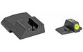 Trijicon, HD Night Sights, Fits H&K .45C/.45C Tactical/P30/P30L/VP9 Models, Yellow Front Outline, Front/Rear