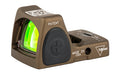 Trijicon, RMR, Type 2, Adjustable, 3.25 MOA, Hard Anodized Coyote Brown Finish
