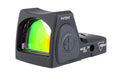 Trijicon, Trijicon Dual Defense Kit, RMR, Reflex Sight, Red Dot, 3.25 MOA, Adjustable LED, Black, Includes M17/18 Mount with Integrated Suppressor/Optic Height Sights
