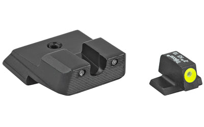 Trijicon, HD Tritium Night Sights, Fits M&P/M&P 2.0/SD9/SD40 VE, Excludes Shield and C.O.R.E. Models, Yellow Outline