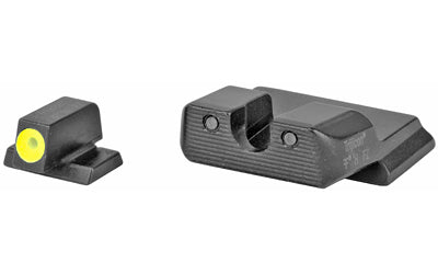 Trijicon, HD Tritium Night Sight, Fits S&W M&P Shield, Yellow Outline