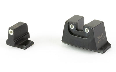 Trijicon, Bright & Tough, Suppressor Height Night Sight, Fits S&W M&P C.O.R.E/ M2.0 OR/ M2.0 Metal Series, Black, Tritium Front/Rear, Green 3 Dot
