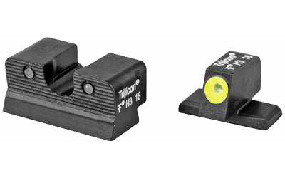 Trijicon, HD Tritium Night Sight, Fits SIG P220/P229, Yellow Outline