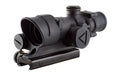 Trijicon, ACOG Rifle Scope, 4X32 LED, Red Crosshair .223 Ballistic Reticle, Includes TA51 Flat Top Adapter, Matte Finish