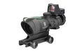Trijicon, ACOG, 4X32mm, Dual Illuminated Green Crosshair .223 Reticle, TA51 Mount, 3.25 MOA RMR Type 2, Matte Black Finish