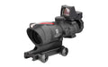 Trijicon, ACOG Scope, Dual Illuminated Red Chevron .223 Reticle, With Colt Knob Thumbscrew Mount, LED 3.25 MOA Red Dot RMR Type 2