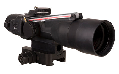 Trijicon, ACOG, 3X30mm, Dual Illuminated Red Chevron .233/62 Grain, Includes Q-LOC Mount, Matte Finish, Black