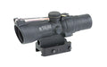 Trijicon, Compact ACOG 2X20, 2x Magnification, 20mm Objective, Dual Illuminated, Red 55 Grain .223 RTR Reticle, Black, Includes Q-LOC Mount