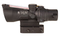 Trijicon, ACOG, 3X24mm, Dual Illuminated Red Horseshoe/Dot 223/55 Grain, Includes Q-LOC Mount, Matte Finish, Black