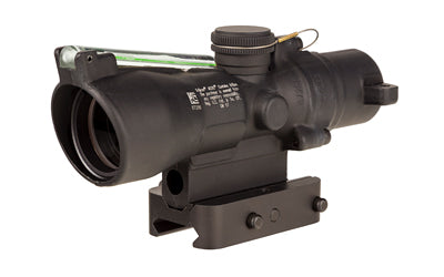Trijicon, ACOG, 3X24mm, Dual Illuminated Green Horseshoe/Dot 223/55 Grain, Includes Q-LOC Mount, Matte Finish, Black