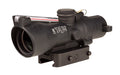 Trijicon, ACOG, 3X24mm, Dual Illuminated Red Horseshoe/Dot 7.62X39/123 Grain, Includes Q-LOC Mount, Matte Finish, Black