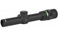 Trijicon, AccuPoint Rifle Scope, 1-4X24mm, 30mm, Green Triangle, Matte Black Finish