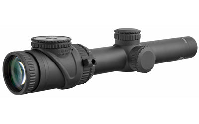 Trijicon, AccuPoint 1-6x24mm Riflescope with BAC, Red Triangle Post Reticle, 30mm Tube, Matte Black, Capped Adjusters