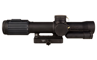 Trijicon, VCOG, 1-8X28, First Focal Plane, Illuminated MRAD Red Crosshair/Dot, Includes Q-LOC Mount, Matte Finish, Black