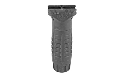 TROY Industries, Battle Ax CQB Grip, Fits Picatinny, Lightweight Polymer Design, Waterproof Storage Compartment, and Aggressive Ridged Pattern, Black