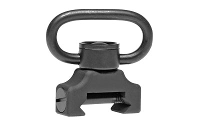 TROY Industries, QD360, QD Sling Mount with Swivel, 360 Degree Push Button, Black Finish, Fits Battlerail