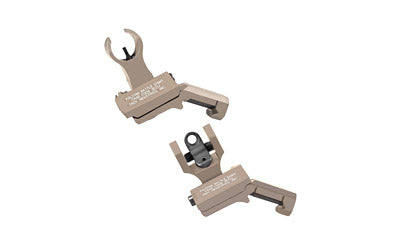 TROY Industries, 45 Degree Battle Sight, Fits Picatinny, Flat Dark Earth, HK Front Sight and Round Rear
