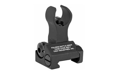 TROY Industries, BattleSight, Folding Front Sight, HK Style, Tritium, Picatinny, Black Finish, Updated 1-Piece Design