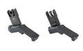 Ultradyne USA, C2 Folding Front and Rear Offset Sight Combo-Aperture, Fits Picatinny, Black