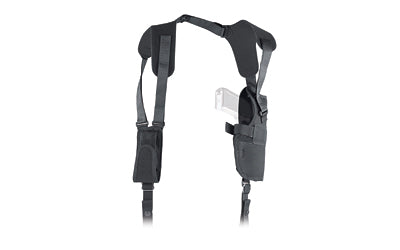 Uncle Mike's, Pro Pak Vertical Shoulder Holster, Size 5, Fits Large Auto With 5" Barrel, Right Hand, Black