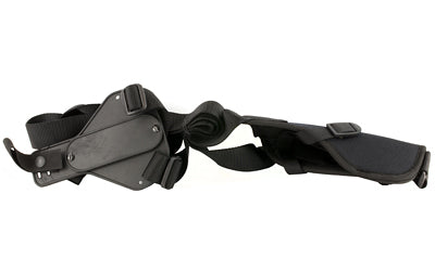 Uncle Mike's, Vertical Shoulder Holster, Size 1, Fits Medium Auto With 4" Barrel, Right Hand, Black