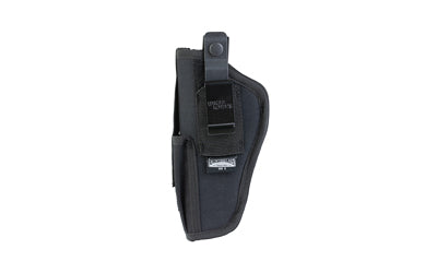 Uncle Mike's, Cordura Hip Holster, With Pouch, Size 5, Fits Large Auto With 5" Barrel, Ambidextrous, Black