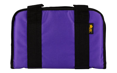 US PeaceKeeper, Attache, Pistol Case, 12.5"x6.5", 600 Denier Polyester, Purple