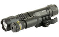 Leapers, Inc. - UTG, AccuShot, Flashlight, Fits Picatinny, LED Weapon Flashlight with Adjustable Red Laser, 400 Lumen, with Quick Detach Mount, Black Finish