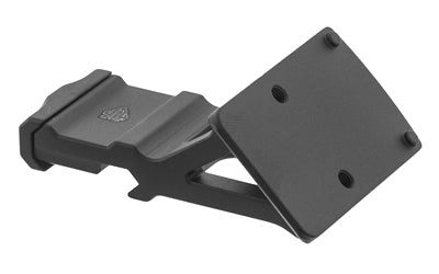 Leapers, Inc. - UTG, Picatinny Optic Mount, Red Dot Mount, RMR Footprint, 45 Degree Offset, Anodized Finish, Black
