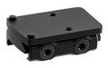 Leapers, Inc. - UTG, Picatinny Optic Mount, Red Dot Mount, Fits Picatinny Rail, RMR Footprint, Anodized Finish, Black, Low Profile Height