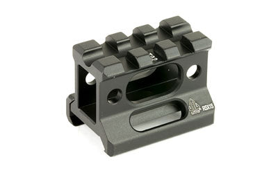 Leapers, Inc. - UTG, Riser Mount, 1", 3 Slots, Fits Picatinny, Black Finish
