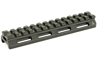 Leapers, Inc. - UTG, Super Slim Picatinny Riser Mount, 1/2" Height, 13 Slots, Black Finish