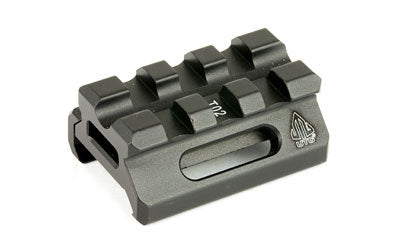 Leapers, Inc. - UTG, Super Slim Picatinny Riser Mount, 1/2" Height, 3 Slots. Black Finish