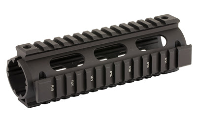 Leapers, Inc. - UTG, Model 4/15 Quad Rail, Fits AR Rifles, Carbine Length, Black