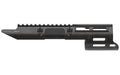 Leapers, Inc. - UTG, M-LOK MP5K Handguard, Fits MP5K, Anodized Finish, Black, Monolithic Design
