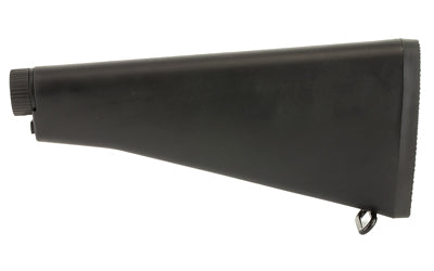 Leapers, Inc. - UTG, Model 4, Stock, Fits AR-15, Fixed Stock Assembly, with A2 Extension Tube, Recoil Spring, Buffer Assembly, Stock Spacer, and Screw, Black Finish