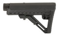 Leapers, Inc. - UTG, Model 4, Combat Ops S2, Stock Kit, 6-Position Mil-Spec Stock Assembly, includes Extension Tube, Buffer, Buffer Spring, Tear-drop Ring and Castle Nut, Black Finish