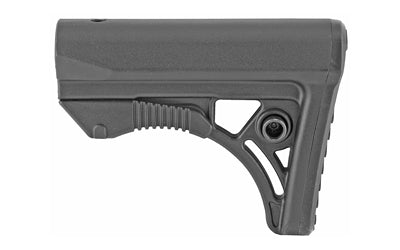 Leapers, Inc. - UTG, Model 4 Combat Ops S3, Stock, Ambidextrous Sling Loop and Reversible QD Sling Swivel Housing, Polymer Stock Only, Black Finish
