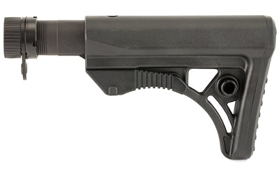 Leapers, Inc. - UTG, Model 4, Combat Ops S3, Stock Kit, 6-Position Mil-Spec Stock Assembly, includes Extension Tube, Buffer, Buffer Spring, Tear-drop Ring and Castle Nut, Black Finish