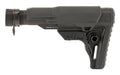 Leapers, Inc. - UTG, UTG PRO, Mil-spec Stock Kit, Black Finish, Fits AR-15, Compact Size, Includes Cheek Rest Plus Removable Extended Cheek Rest Insert, Rubberized Butt Pad, Mil-spec Extension Tube, Buffer, Buffer Spring, Receiver End Plate and Castle
