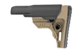 Leapers, Inc. - UTG, UTG PRO, Mil-spec Stock, Flat Dark Earth Finish, Fits AR-15, Compact Size, Includes Cheek Rest Plus Removable Extended Cheek Rest Insert, Rubberized Butt Pad
