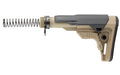 Leapers, Inc. - UTG, UTG PRO, Mil-spec Stock Kit, Black Finish, Fits AR-15, Compact Size, Includes Cheek Rest Plus Removable Extended Cheek Rest Insert, Rubberized Butt Pad, Mil-spec Extension Tube, Buffer, Buffer Spring, Receiver End Plate and Castle