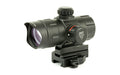 Leapers, Inc. - UTG, 4.2" ITA Red/Green T-Dot with QD Mount, 32.5 Objective, Black, 38mm